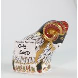 Royal Crown Derby Paperweight: Derby Ram