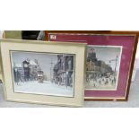 Two Large Signed Arthur Delaney Prints(2): smaller item being limited edition(2)