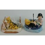 Royal Doulton Winnie the Pooh figures: The Brain of Pooh and Ive Found Somebody Just Like Me,