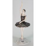 Coalport for Compton Woodhouse Figure The Black Swan: limited edition