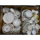 Mixed collection of items to include:Pottery teaware, dinner ware, continental dishes etc.