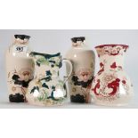 A collection of Masons items to include: Waterlily Vases, Chartreuse jug etc,