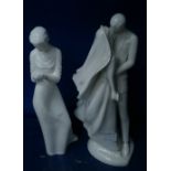 Royal Doulton Images Figures: First Steps HN3282 together with Tenderness HN2713.