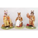 Royal Doulton figures from The World War II collection Homeguard DB371, Land Girl DB372,