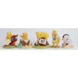 Royal Doulton Winnie the Pooh figures to include: Isnt It Funny How A Bear Likes Honey,