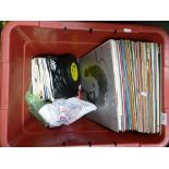 A collection of 1970s & 80's LP's & Singles: mainly pop & Easy Listening theme