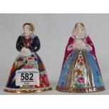 Royal Worcester Candle Snuffer Catherine Parr & Anne Boleyn: Both From The Connoisseur Collection,