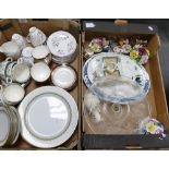 Mixed collection of items to include:Royal Adderley Moss Rose part teaset, Midwinter set,