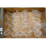 A collection of Cut Glass Crystal Wine Spirit & similar items(25 items):