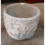 Concrete Decorative Planter Garden Ornament: height 32cm