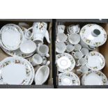 A large collection of Royal Doulton Miramont design: dinner, coffee and tea ware.