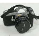 Pentax ME Super 35mm Film Camera: 50mm lens fitted