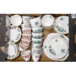 A collection of two Vintage Floral Tea sets comprising: Elizabethan China set,