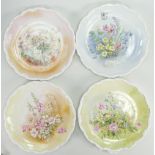 Royal Albert set of Shakespeare's Flowers plate.