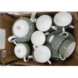 Wedgwood Green & White Contemporary Tea Set(22):