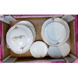 Spode Rosetti Patterned Dinner ware to include: Tureen, dinner plates,