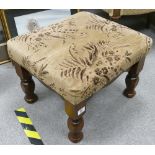 Upholstered Large Stool: