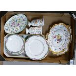 A mixed collection of items to include: Royal Doulton Orchard Hill tea ware,