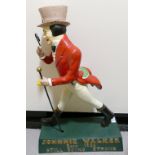 Very Large Johnnie Walker Plastic Advertising figure: height 74cm