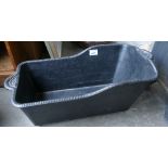 Cast Iron Small Novelty Bath Shaped Planter: