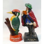 Bulmers Cider Plastic Advertising Figure:together with McEwans similar item height of tallest