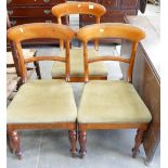 Three Victorian Dinning Chairs: