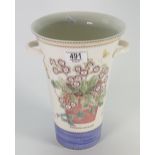 Wedgwood Sarah's garden handled vase: height 26cm