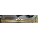 Large Brass Fire Surround: