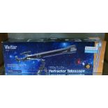 Vivitar refractor telescope: model 168x / 525x