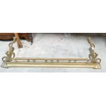 Brass Art Nouveau Fire Surround: