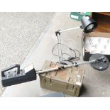 Military Ammo Box: together with Metal Detector & table lamp(3)