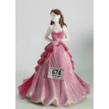 Coalport Figure Ruby Anniversary: