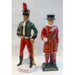Coronette Irish Mist Liqueur Advertising Figure: together with Carlton Ware The Beefeater Yeoman