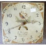 R Williams Wrexham Grand Father clock Face & Mechanism: