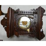 Early 20th Century Continental Wall Clock: