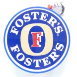 Fosters Lager Double Sided Advertising Hanging Lamp: