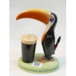 Guinness Carlton Ware Advertising Lamp Base: height 23cm