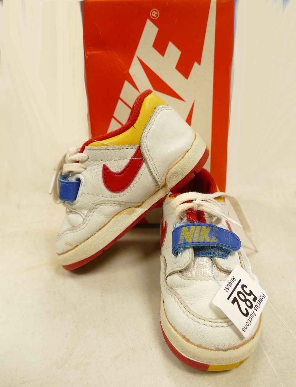 Boxed 1996 Nike 8607 baby Alp Frc Low / FR- yel size baby 5 trainers: