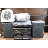Aiwa Series 70 Hifi: together with Venturer cd player & Dimplex fan(3)