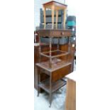 Oak Drinks Trolley 1930's: together with two similar items