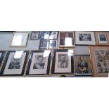 A collection of Framed Royal Theme Prints(15)