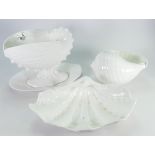 A collection Unmarked Wedgwood Cornucopia dish & covers : together with similar items (4)