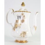 Royal Albert Golden Glory Coffee Pot: