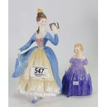 Royal Doulton Lady figures: Leading Lady HN2769 & Marie(2)