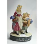 Royal Doulton Yardley's Old English Lavender: advertising figure of lady with children.
