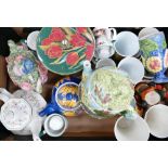 A mixed collection of items to include: Novelty Teapots,