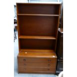 Mid Century Teak Book Case: