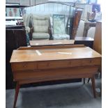 Mid Century Arthur Cox Handcraft Dressing Table: