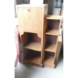 Art Deco Oak Book Case: