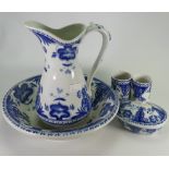 Viawa Continental Jug Bowl Set: together with Wedgwood glass ware and similar items